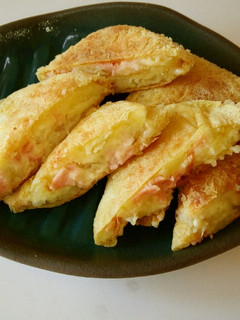 油揚げのハムポテチーズ焼き-レシピのメイン写真