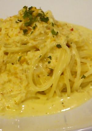 超簡単で豪華！ウニとカニのクリームパスタ-レシピのメイン写真