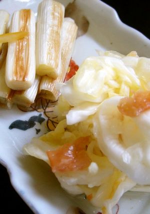 簡単おつまみ②キャベツ長葱大根の甘酢漬け-レシピのメイン写真
