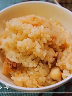 たこと新生姜の炊き込みご飯-レシピのメイン写真
