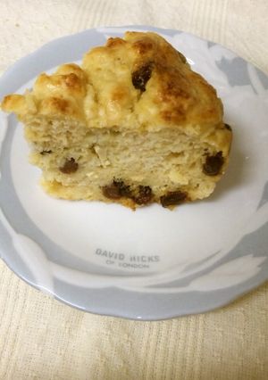 HMで簡単！豆腐とレーズンのケーキ-レシピのメイン写真