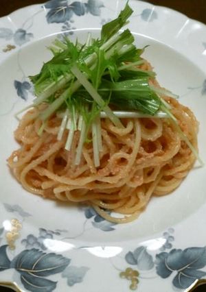 焦がしバター明太のパスタ♪-レシピのメイン写真