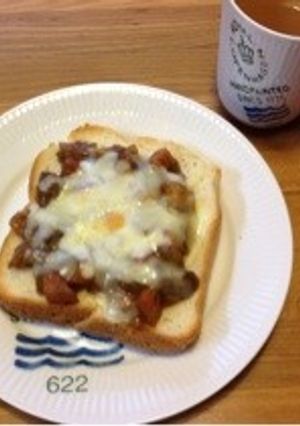☆リメイクレシピ☆カレートースト☆-レシピのメイン写真