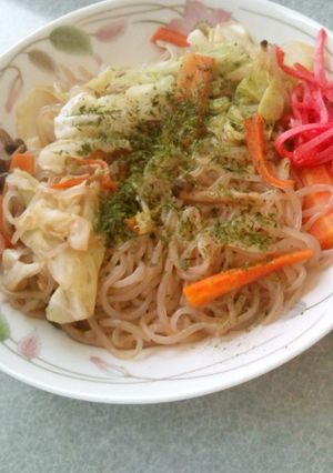 ダイエットな白滝焼きそば✿-レシピのメイン写真