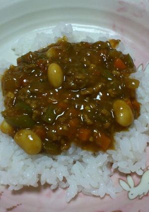 夏野菜でドライカレー-レシピのメイン写真