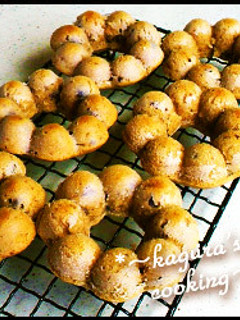 簡単ヘルシー☆小豆ときな粉の焼きドーナツ-レシピのメイン写真