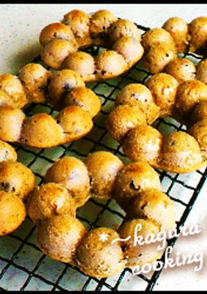 簡単ヘルシー☆小豆ときな粉の焼きドーナツ-レシピのメイン写真