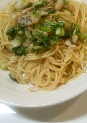 干物とセロリのパスタ-レシピのメイン写真