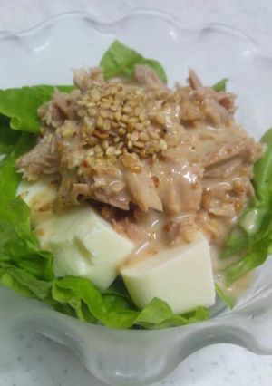 簡単＊豆腐とツナのサラダ-レシピのメイン写真