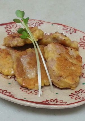 高たんぱく質食★豚ヒレのピカタ-レシピのメイン写真