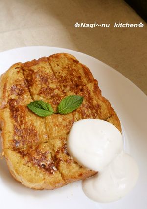 ✤カフェラテ・フレンチトースト✤-レシピのメイン写真