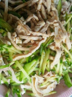 夏にピッタリきゅうりと豚肉さっぱりサラダ-レシピのメイン写真