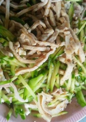 夏にピッタリきゅうりと豚肉さっぱりサラダ-レシピのメイン写真