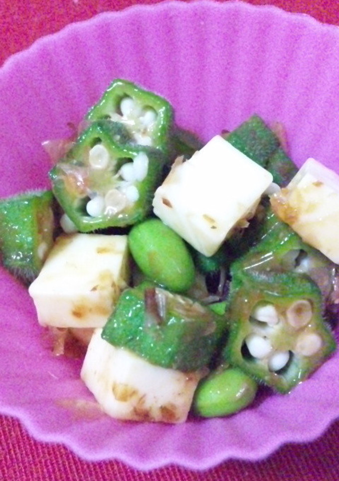 おくらと枝豆のわさび醤油和え-レシピのメイン写真