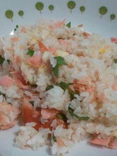 夏のさっぱり鮭レモンごはん-レシピのメイン写真