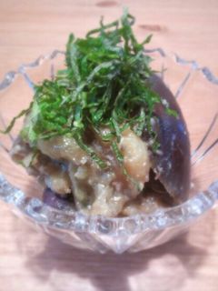 生姜がきいてる☆さっぱり茄子の酢味噌あえ-レシピのメイン写真