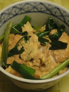 油揚げの卵とじ丼-レシピのメイン写真