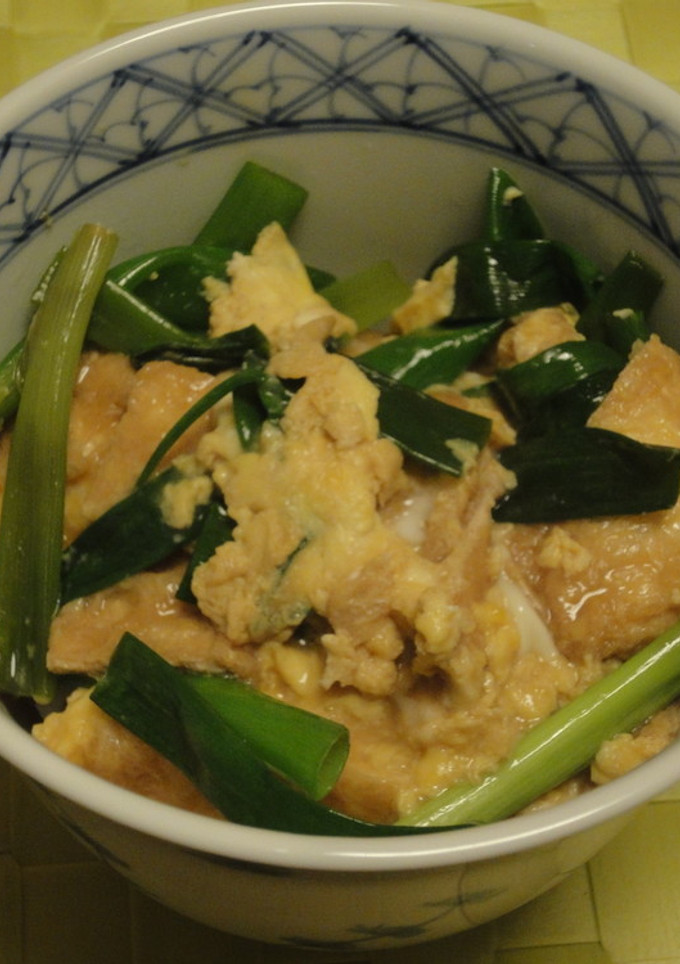 油揚げの卵とじ丼-レシピのメイン写真