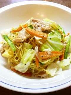 ごま塩ヤキソバ(≧∇≦)-レシピのメイン写真