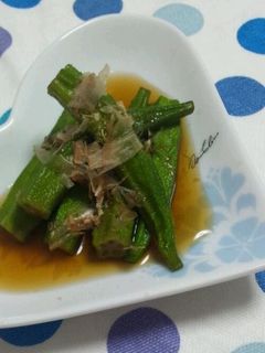 簡単煮物☆おかあさんのオクラの煮浸し-レシピのメイン写真