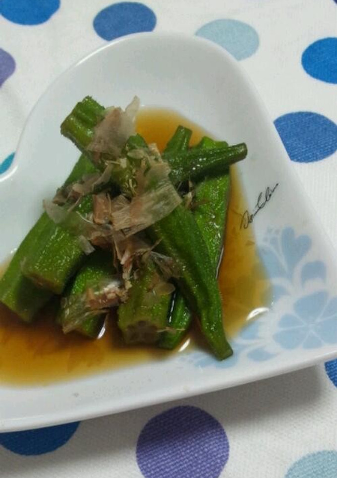 簡単煮物☆おかあさんのオクラの煮浸し-レシピのメイン写真