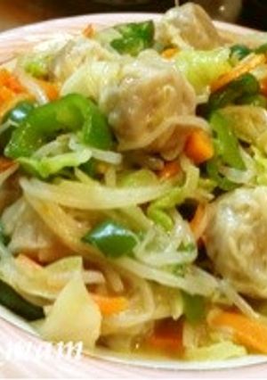 お肉が無くても★シュウマイde★野菜炒め-レシピのメイン写真