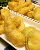 鱈と野菜とこんにゃく⁈のフリッター♪