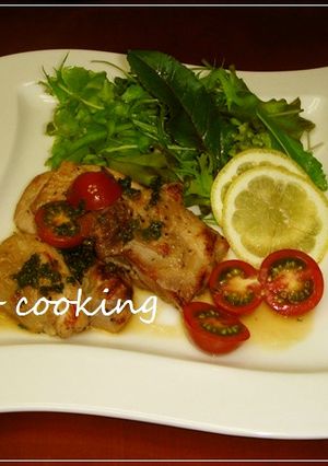 鶏もも肉のレモンソース焼き-レシピのメイン写真