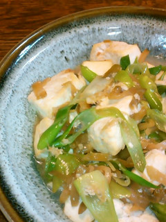 豆腐とザーサイのオイスターソース炒め-レシピのメイン写真