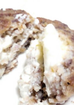 簡単☆クリームチーズのハンバーグ-レシピのメイン写真