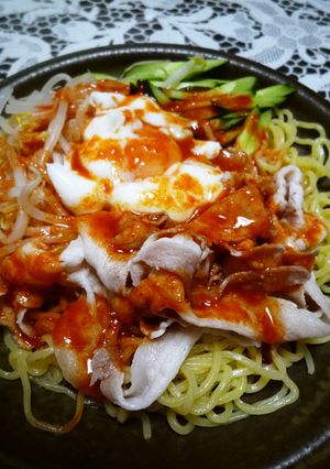赤い冷やし中華♬-レシピのメイン写真