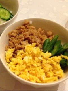 めっちゃ簡単!三色丼☆-レシピのメイン写真