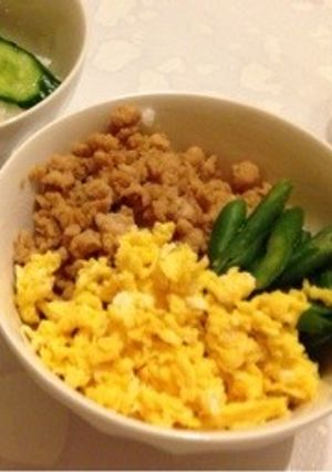 めっちゃ簡単!三色丼☆-レシピのメイン写真