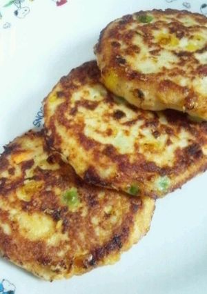 簡単!ヘルシー!鶏バーグ!-レシピのメイン写真