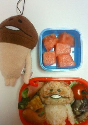 キャラ弁＊なめこ弁当-レシピのメイン写真
