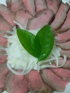 バジル風味のローストビーフ-レシピのメイン写真