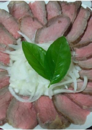 バジル風味のローストビーフ-レシピのメイン写真