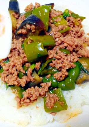夏野菜入りのガパオライス-レシピのメイン写真