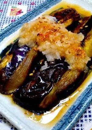 フライパンで蒸し焼きナス！ゴマ風味♡-レシピのメイン写真