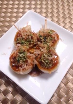 お弁当に♪クルクル竹輪deお好み焼き風-レシピのメイン写真