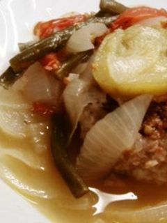 トマト・玉葱大盛り 夏野菜の重ね煮-レシピのメイン写真