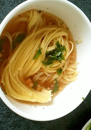 オニオンコンソメソープパスタ-レシピのメイン写真