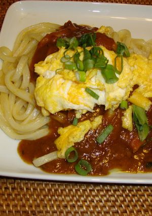 汁なしｶﾚｰうどん-レシピのメイン写真