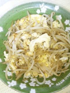 もやしと卵のオイマヨ炒め-レシピのメイン写真