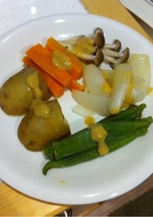 温野菜の味噌ディップ-レシピのメイン写真