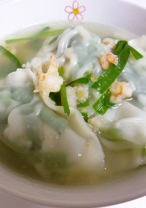 中華のお供に☆えび餃子スープ-レシピのメイン写真