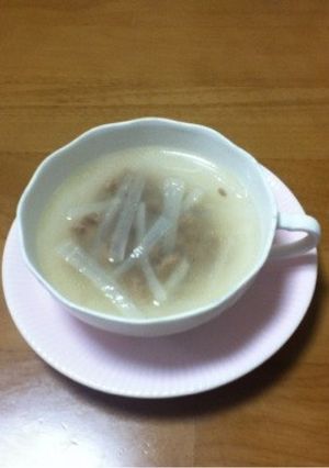 ウェイパーで作る☆ひき肉と大根のスープ-レシピのメイン写真
