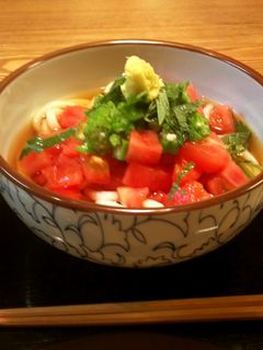 冷やしトマトうどん-レシピのメイン写真