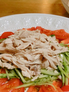 豆腐だれのヘルシー棒々鶏-レシピのメイン写真