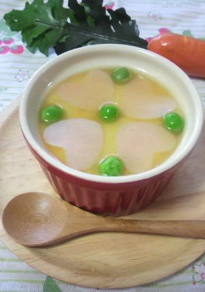 豆乳入り！クリーミーな洋風茶碗蒸し-レシピのメイン写真